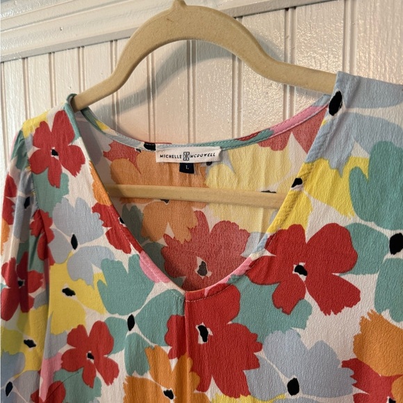 Michelle McDowell Floral Large Long sleeve Blouse - Picture 2 of 4
